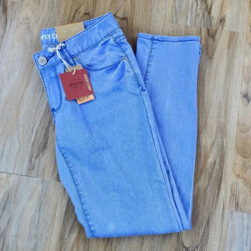 🔸️NWT Mossimo Blue Ankle Skinny Jeans Size 7/29